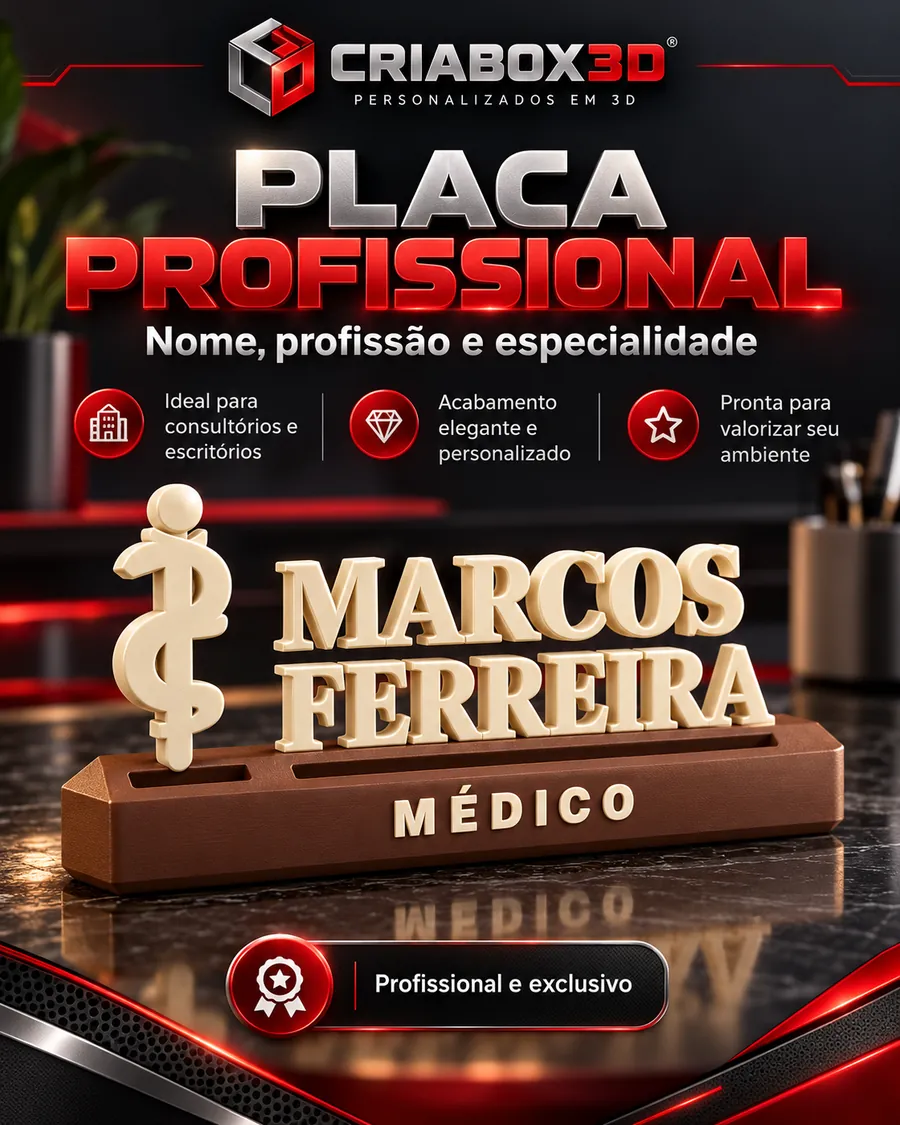 Placa Profissional
