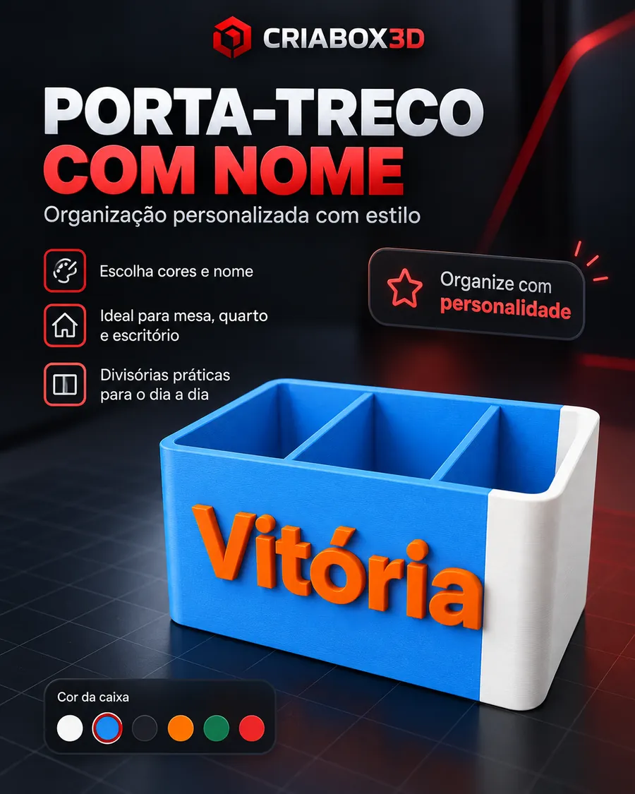 Porta-treco com Nome